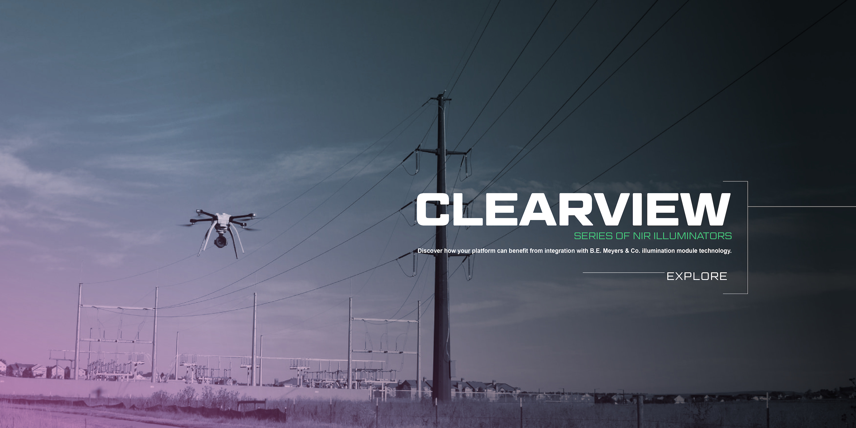 Clearview series laser component banner
